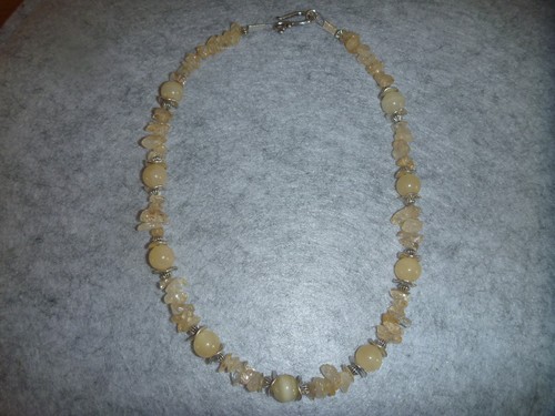 Citrin aragonit kette zart - citrin/aragonit-kette,,