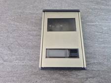 Klingeltaster 1 Familienhaus mit Alu Bronzene Gehäuse und Hausnummer Beleuchtung