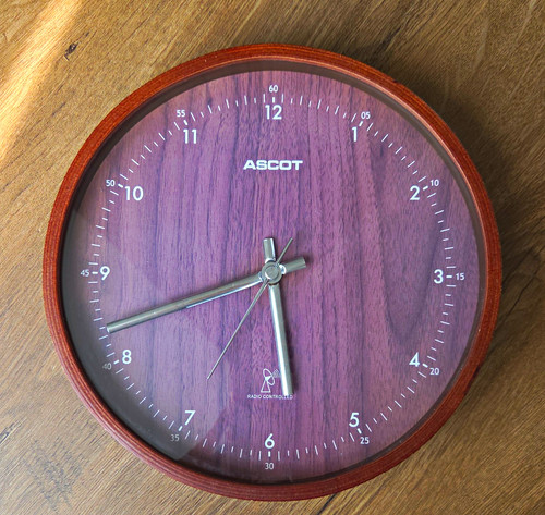 Ascot funk wanduhr analog rund - ascot,