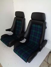 RECARO SPECIALIST L LEDER-STOFF  PAAR NEU BEZOGEN FÜR T3-T4-WOHNMOBIL