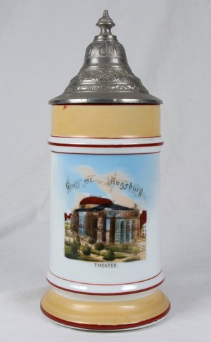 Augsburg theater souvenir jug - theater,
