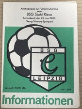 Programmheft BSG Chemie