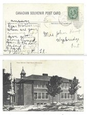 Kanada - MiNr. 77 - Ansichtskarte von Midland, Ont. nach Wyebridge vom 3.7.1911