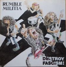 Rumble Militia Destroy Fascism NEAR MINT Century Media Vinyl LP