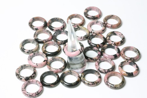 Rhodonit edelsteinring - *rhodonit,