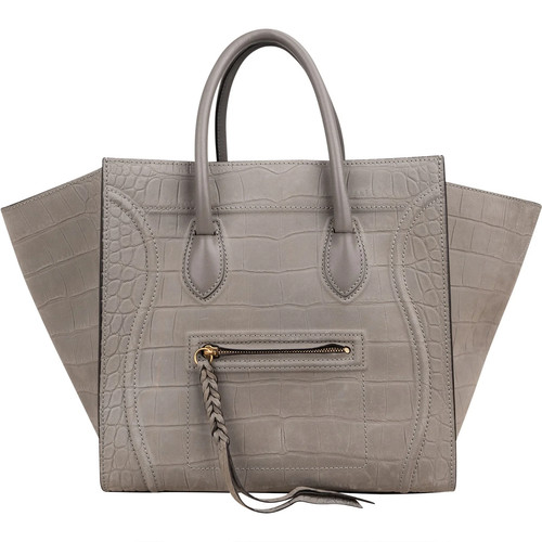 Celine croc embossed leather - celine,