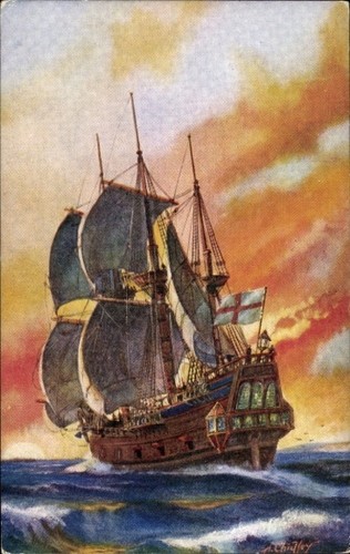 Künstler segelschiff - künstler,