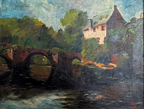 ölgemälde monogrammist - Ölgemälde,
