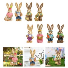 Stehender Strohhalm Osterhase