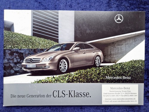 Mercedes cls klasse prospekt - mercedes,
