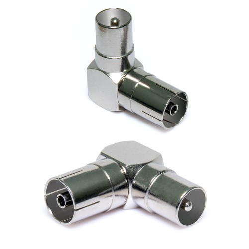 Winkel adapter koax stecker - adapter,
