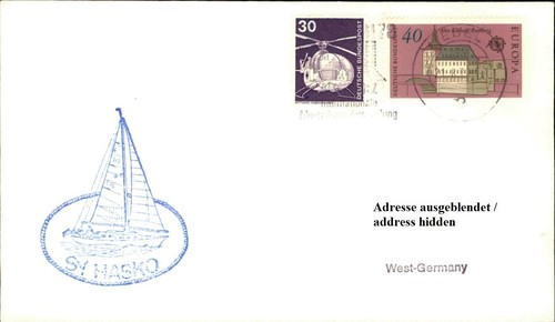 Schiffspost schiffsstempel vom - schiffsstempel,