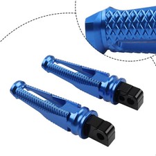 Blau Fußrasten Hinten Passagier Fußstützen Pedal Für Suzuki GSXR600/750 GSXR1000