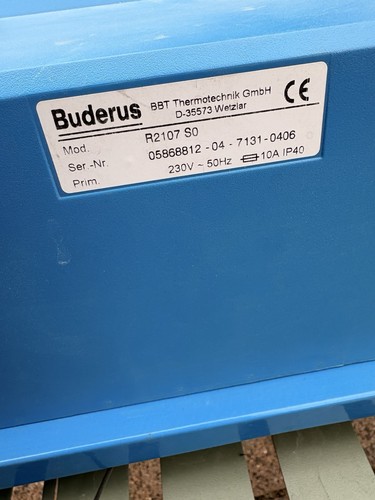 Buderus logamatic r2107 - logamatic, s0