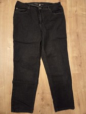 Damen Jeans Schwarz Grau