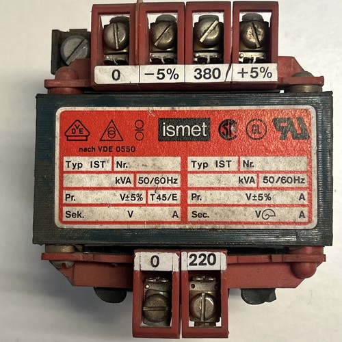 Trafo ismet typ ist - ismet,, volt