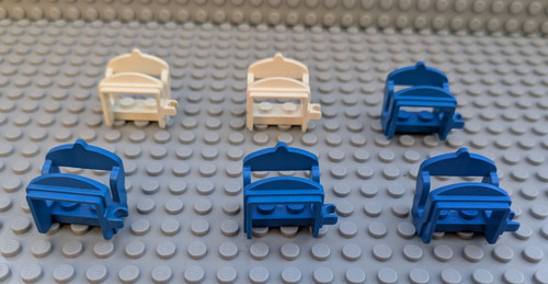 Lego 4491a sattel - sattel, blau