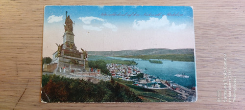 Postkarte nationaldenkmal - postkarte,