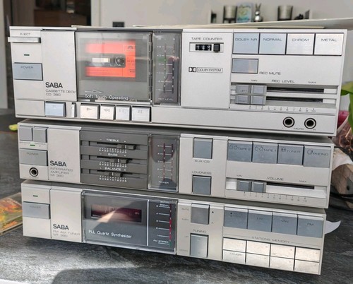 Saba 380 kompakte stereoanlage - saba,