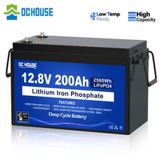12V 200Ah Deep Cycle Litime