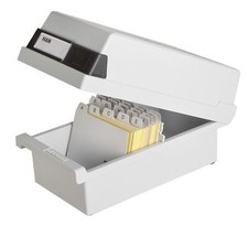 Karteikasten lichtgrau für