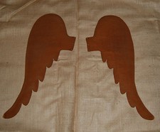 Flügelpaar Flügel Engelsflügel 60 cm Höhe Metall Rost Advent Weihnachten Engel 