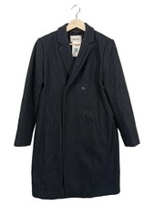 MODSTRöM Damen Klassischer Mantel Gr. 40/L Schwarz Elegant Wollmantel