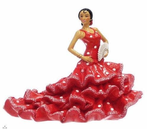 Flamenco tänzerin modell - tänzerin,