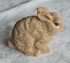 brauner HASE  OSTERHASE Polyresin  7,5 x 5,5 x 4,5 cm
