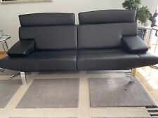 De Sede Sofa DS-451, Leder select 2411, schwarz, drehbar