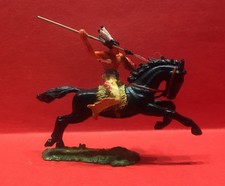 Elastolin 4 cm: Indianer zu Pferd (2)