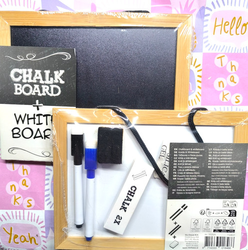 2in1 kreidetafel whiteboard - 2in1,