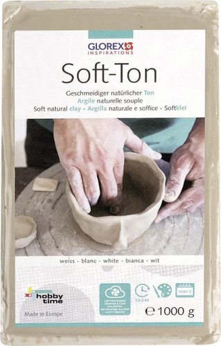 Glorex soft ton weiß - weiß,, g