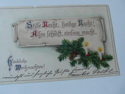 Glückl weihanchten - ak, glückl.