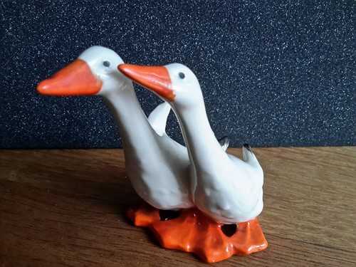 Uralte keramik figur gans - uralte,