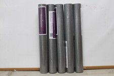 5 Rollen Vliestapete Hohenberger 92095 Schwarz/ Silber Gemustert