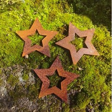 Sterne deko weihnachten rost - sterne,