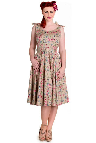 Blümchenkleid janine von hell - blümchenkleid,