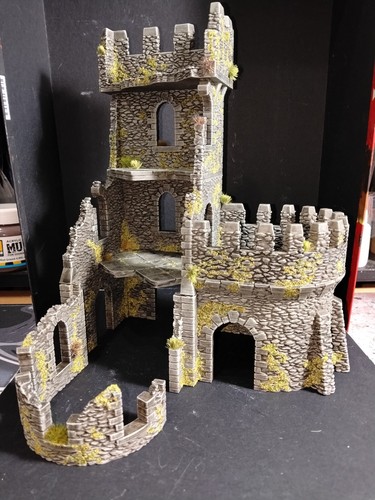 32mm ruined stone keep - 32mm,