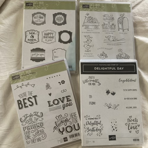 Stampin etiketten stempel - up,