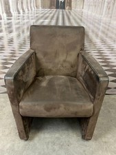 VINTAGE SESSEL AUS LEDER AUF