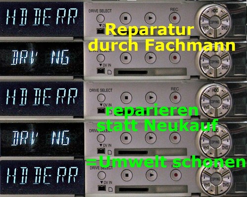 Reparatur kombirecorder - reparatur,