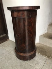 Biedermeier Empire Zylinderschrank Kommode Trommel Schrank Rund Antik