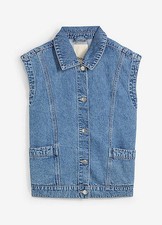 Jeansweste Gr. 42 Blau