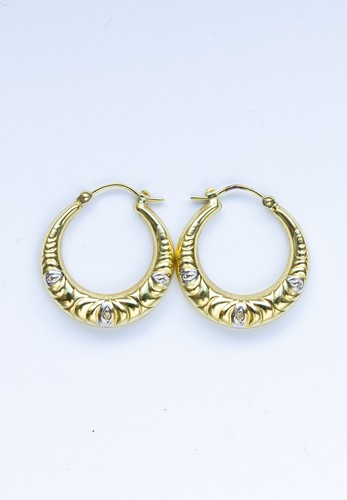 Bicolore creolen 333 gelbgold - bicolore,