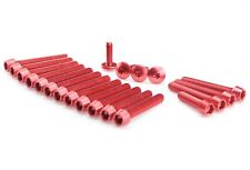 Piaggio Vario Schrauben Deckel Gilera Runner rot eloxiert Aluminium Variomatik