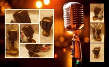 Restposten Mikrofone  aus Geschäftsauflösung 72 PC Mikrofone 50er Jahre ELVIS