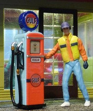 Slotcar RENNBAHN Zapfsäule