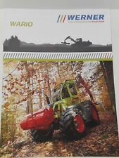 WERNER WARIO, FENDT 700 VARIO Forsttraktoren Prospekt ( Forst 180 )