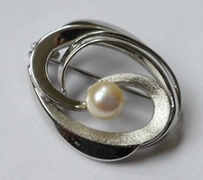 TEKA Brosche mit Perle 925